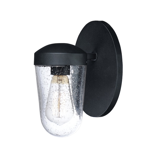 Maxim Lighting Lido 1-Light " Wide Black Outdoor Wall Sconce 30011CDBK - main